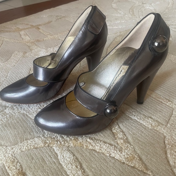 Metallic Mary-Jane style heels from Jonathan Kelsey - Picture 2 of 10